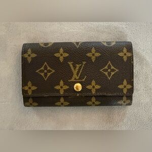 Vintage Louis Vuitton Monogram Porte Tresor Compact Wallet